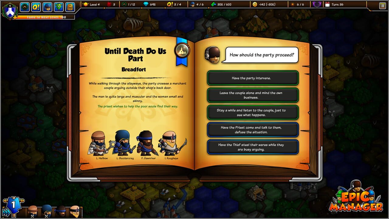 Epic Manager – Create Your Own Adventuring Agency