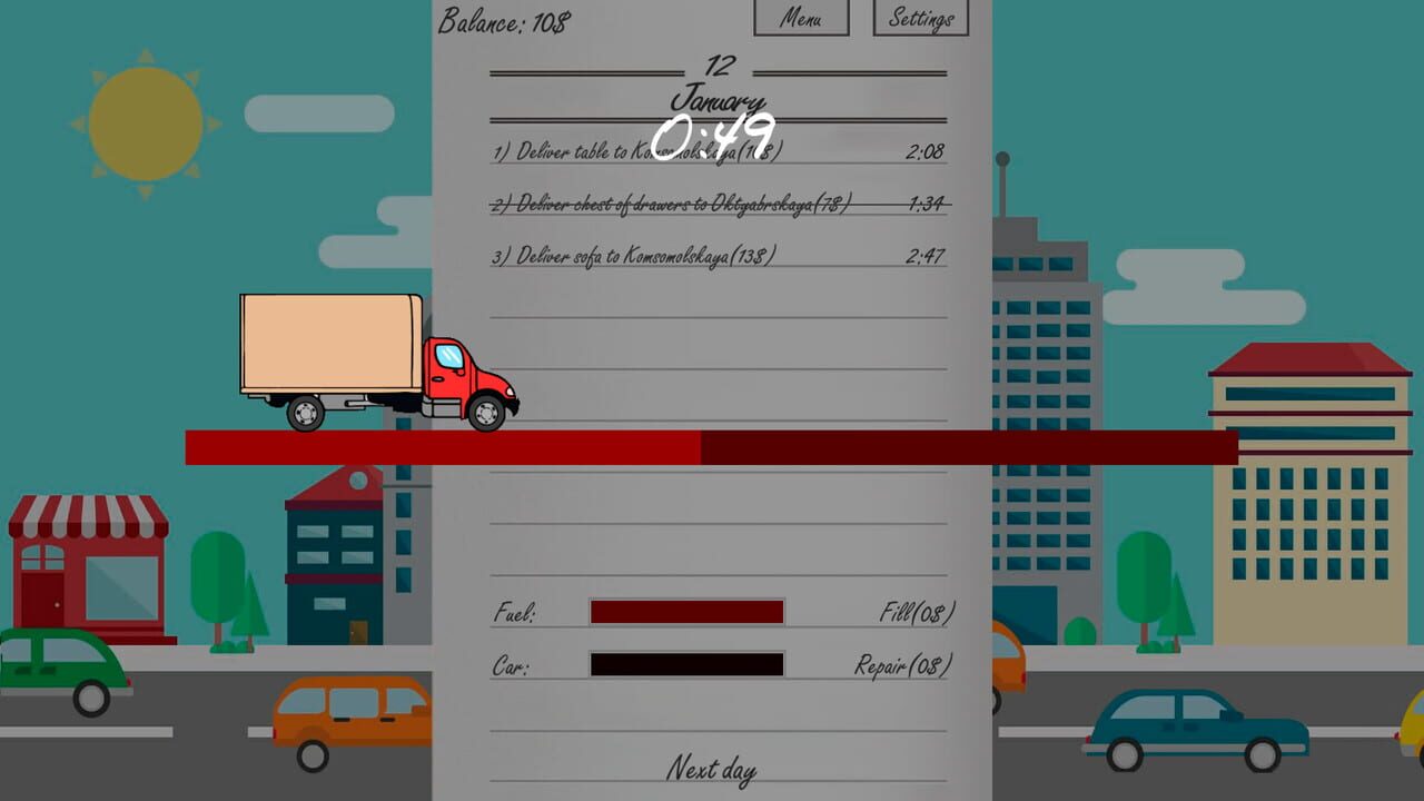 Delivery man simulator