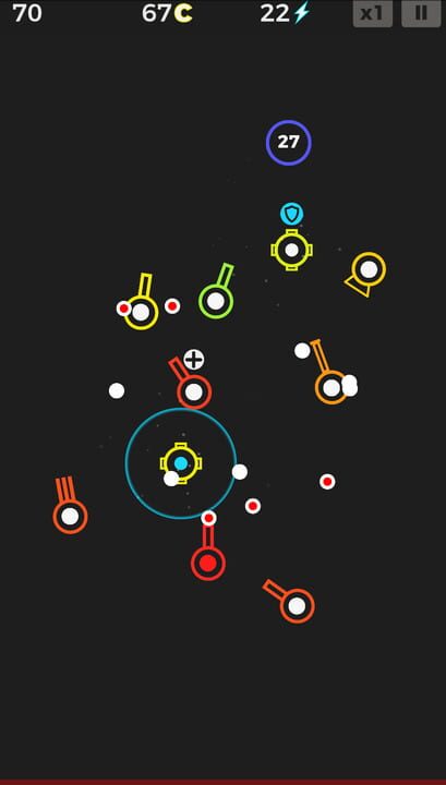 Angry shapes: Clash of geometry