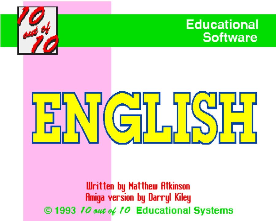 10 out of 10: English