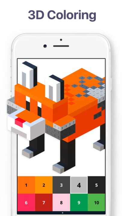 Pixel Art: Color by Number