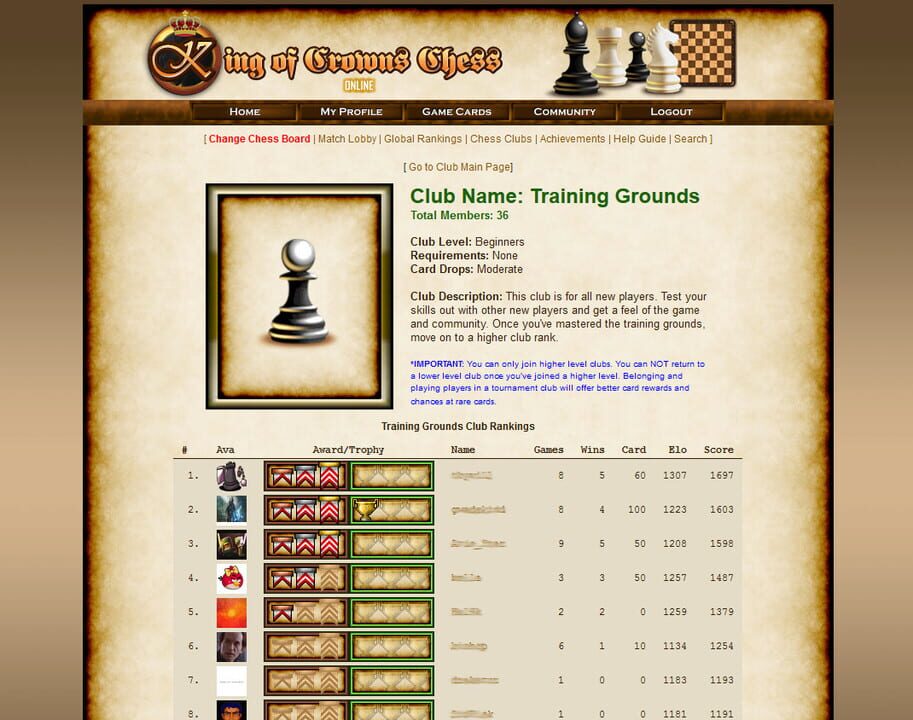 King of Crowns Chess Online