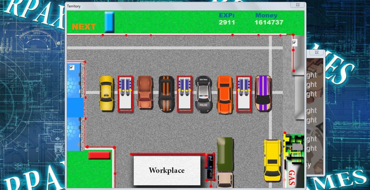 Simulator gas station