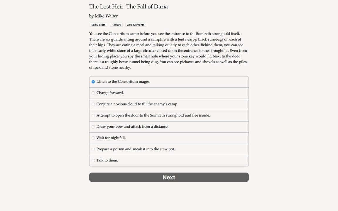 The Lost Heir: The Fall of Daria
