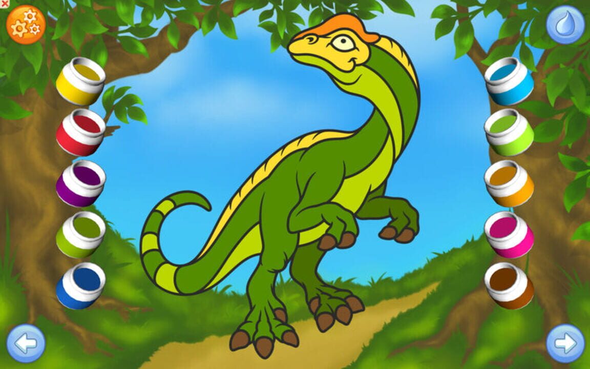 Dinosaurs – Connect the Dots and Add Colors