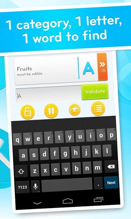 94 Seconds: category word game