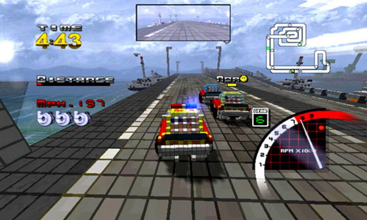 3D Pixel Racing