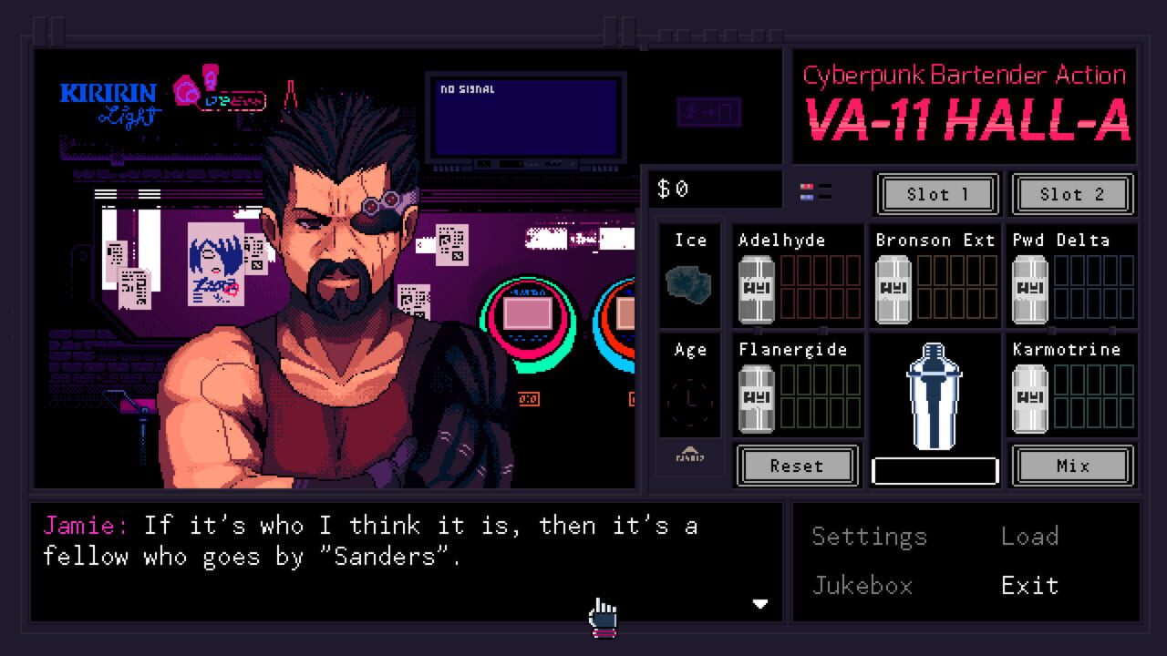 VA-11 Hall-A: Cyberpunk Bartender Action