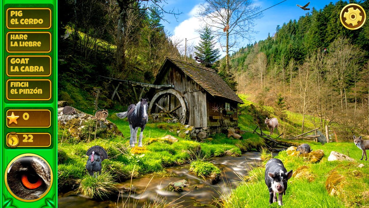 Hidden Animals: English – Spanish