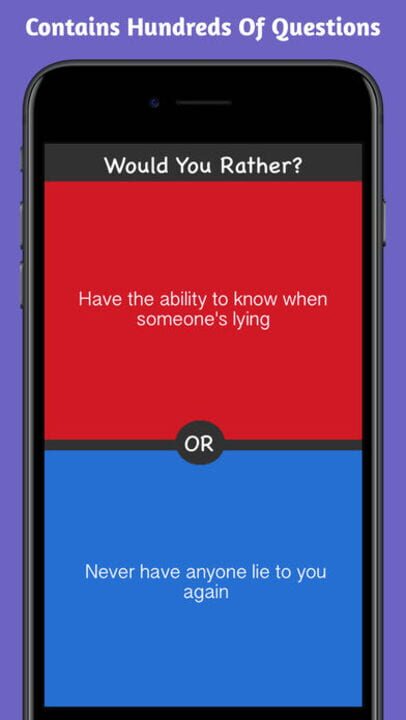 What Would You Choose? Rather