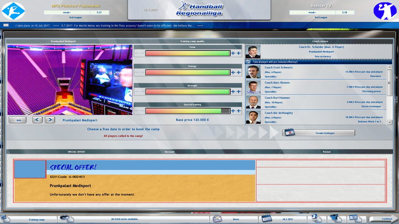 Handball Manager: Team
