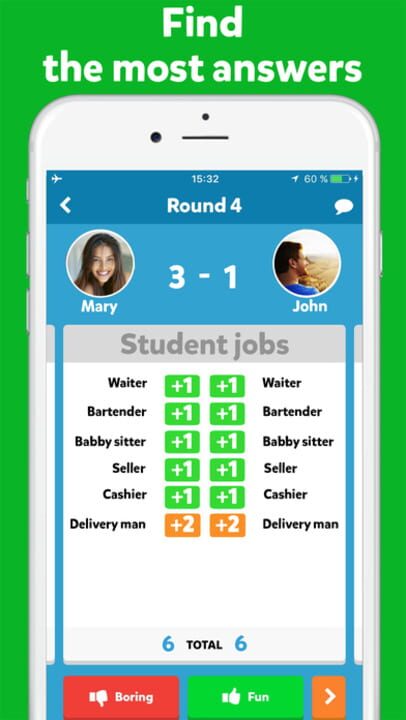 Fight List – Categories Game