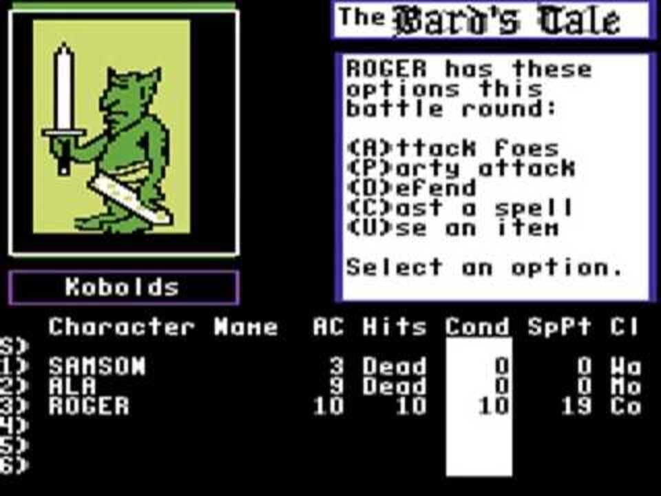 Tales of the Unknown: Volume I – The Bard’s Tale
