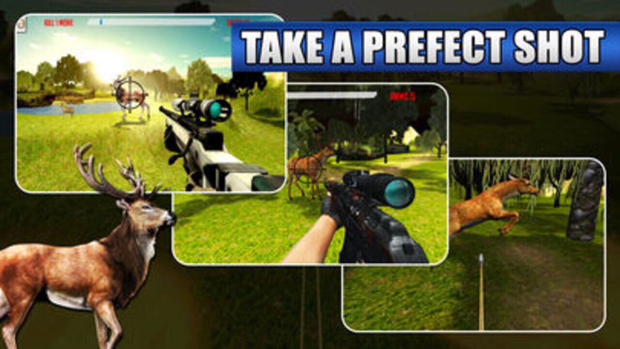 3D Deer Sniper Hunting Game 2017