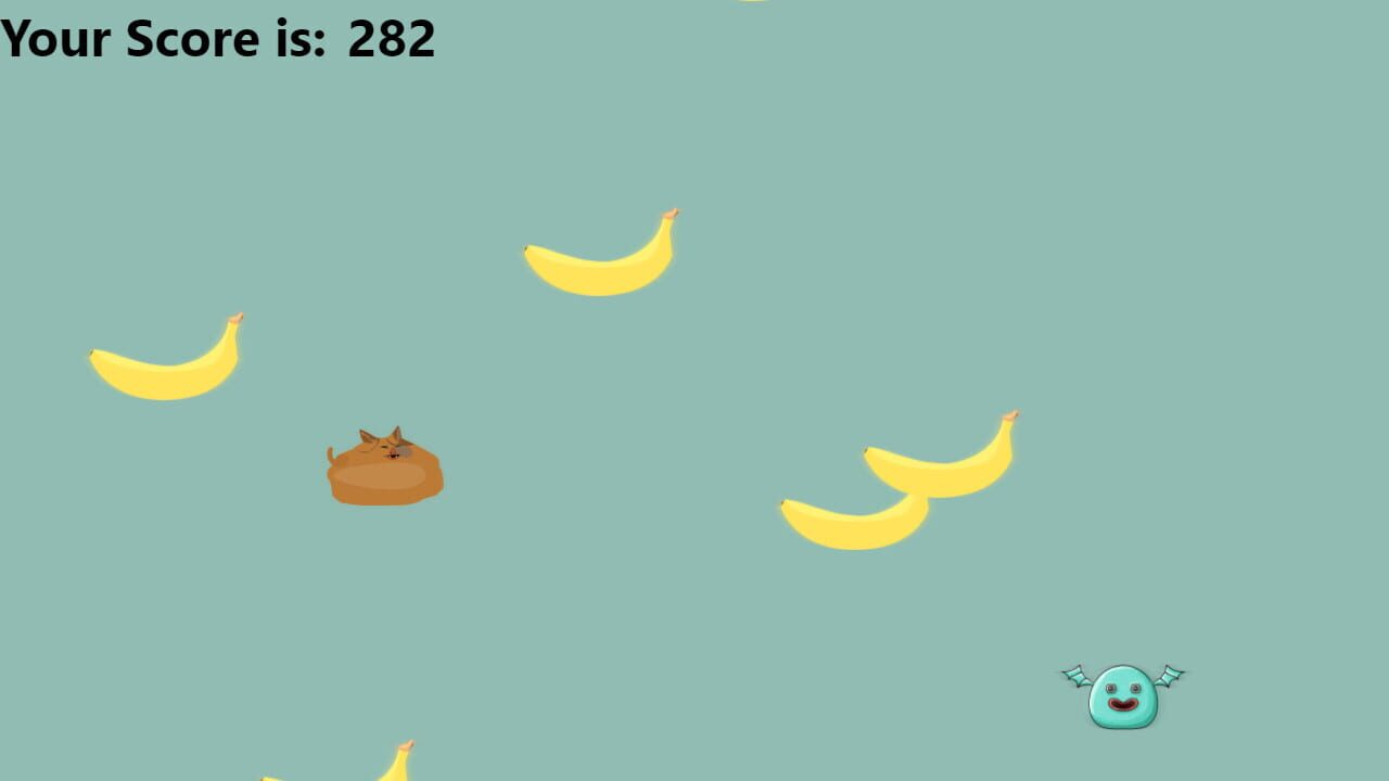 Cat doesn’t like banana