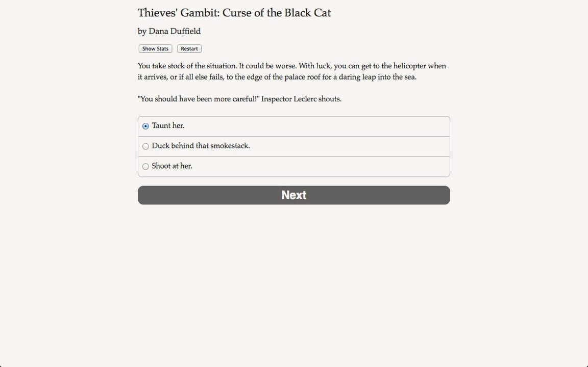 Thieves’ Gambit: The Curse of the Black Cat