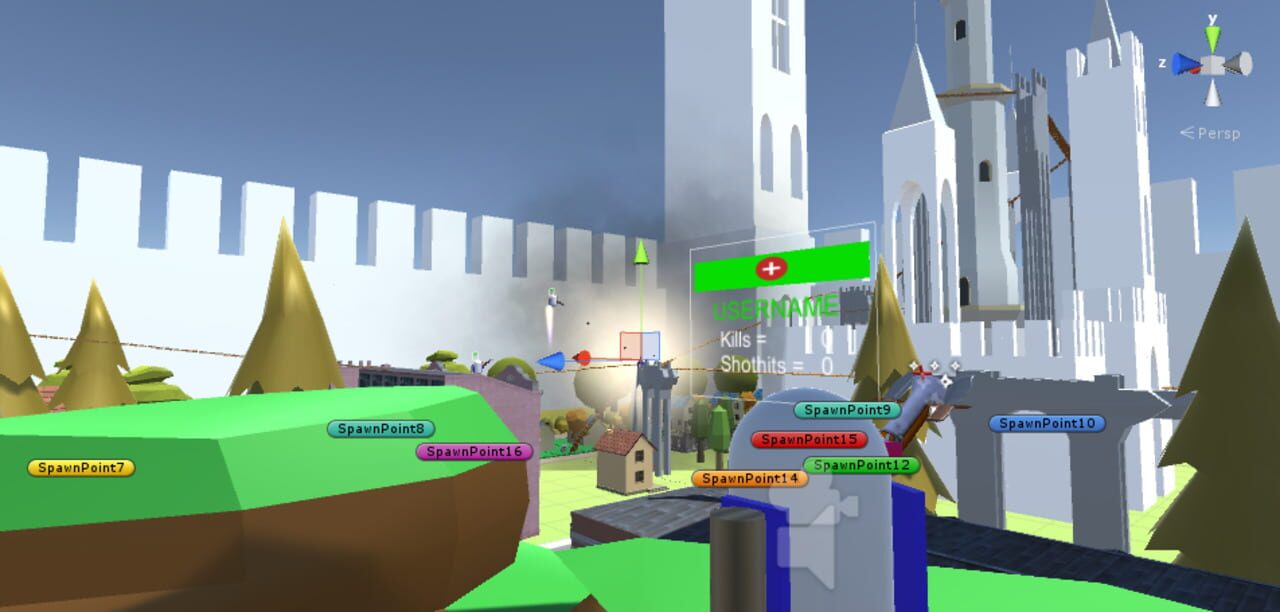 Arcade Style Bot Ball Shooting Multiplayer Game