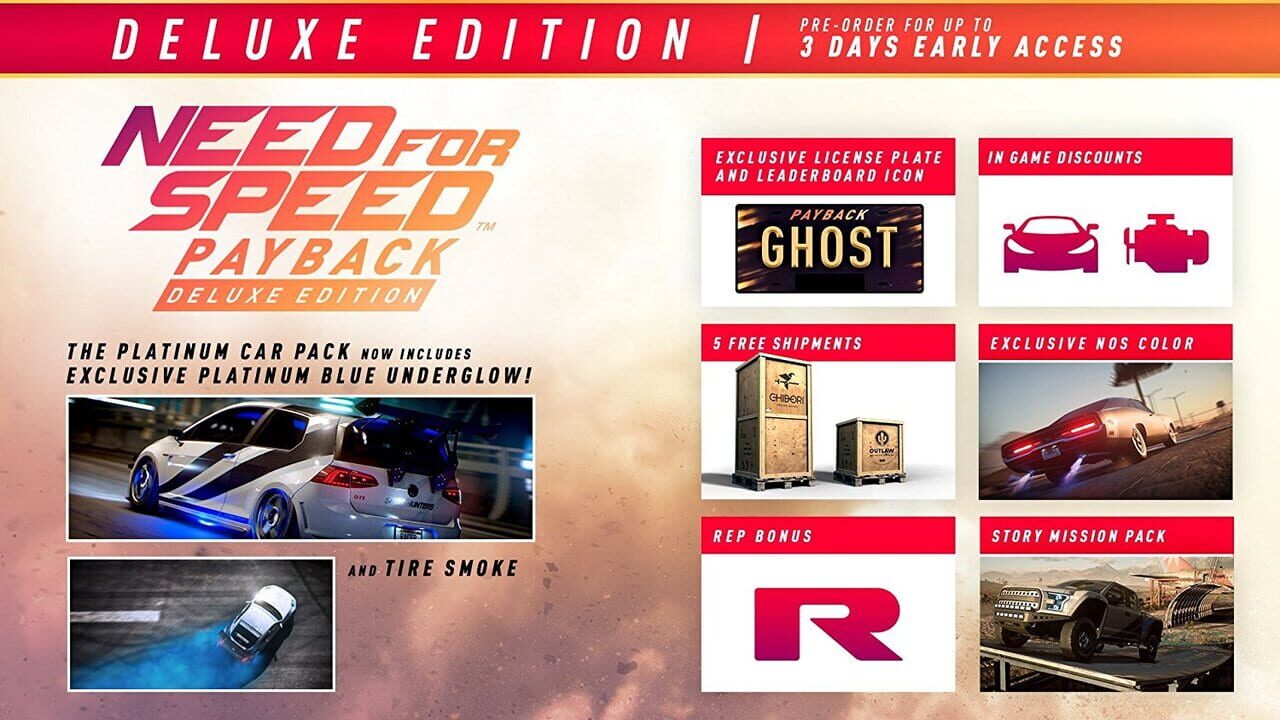 Need for Speed: Payback – Deluxe Edition