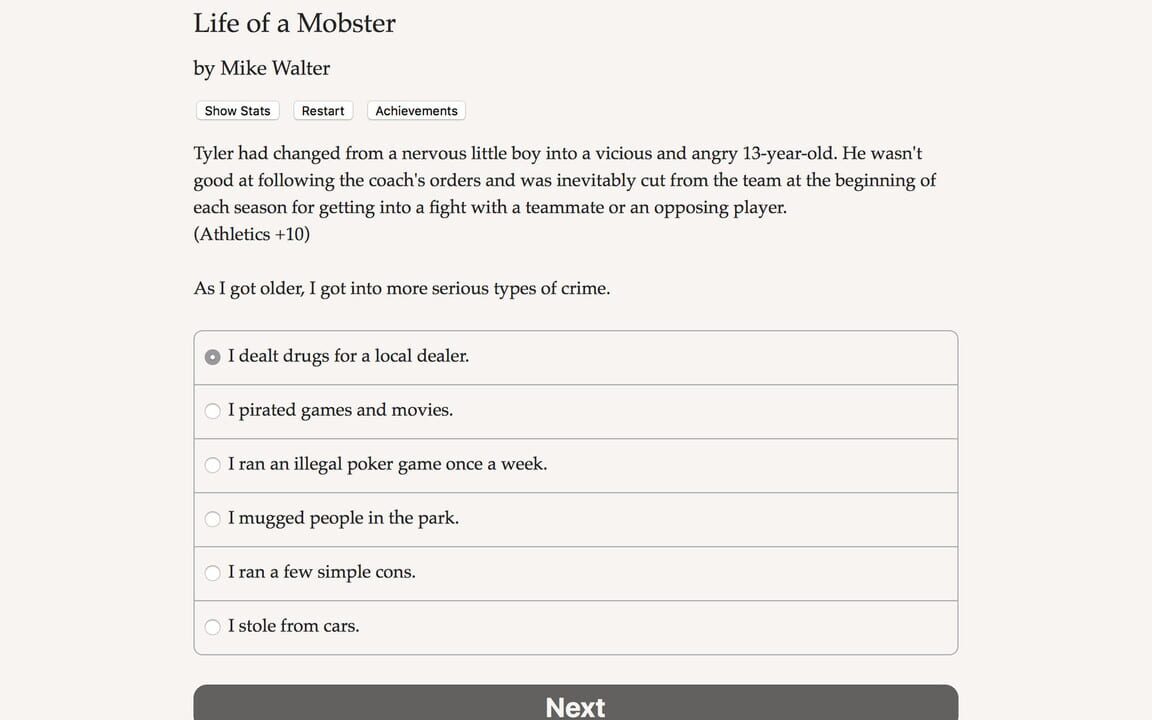 Life of a Mobster