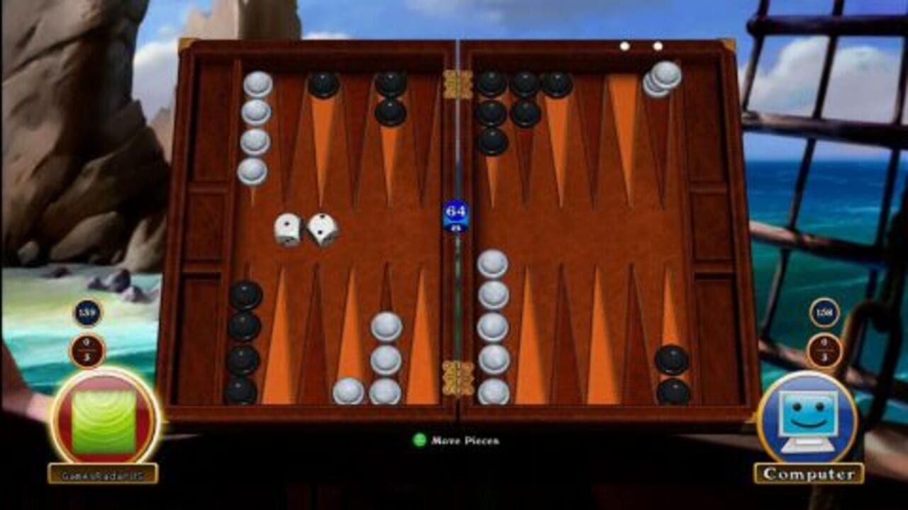 Hardwood Backgammon