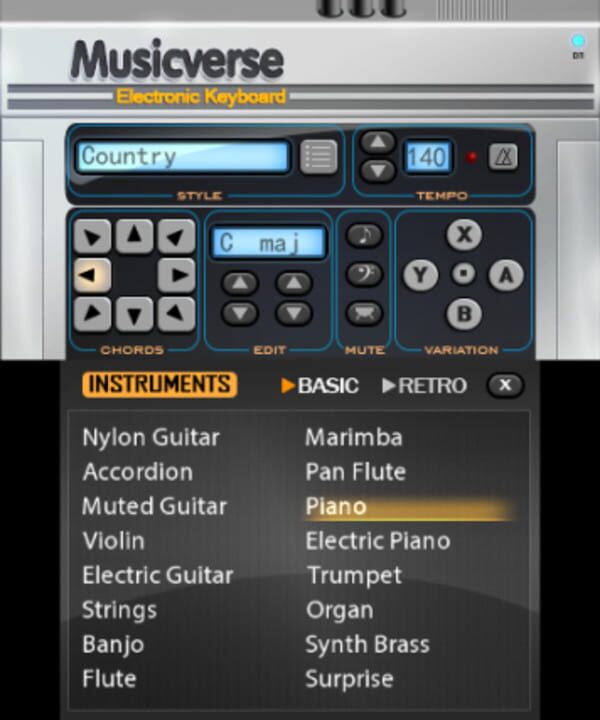 Musicverse: Electronic Keyboard