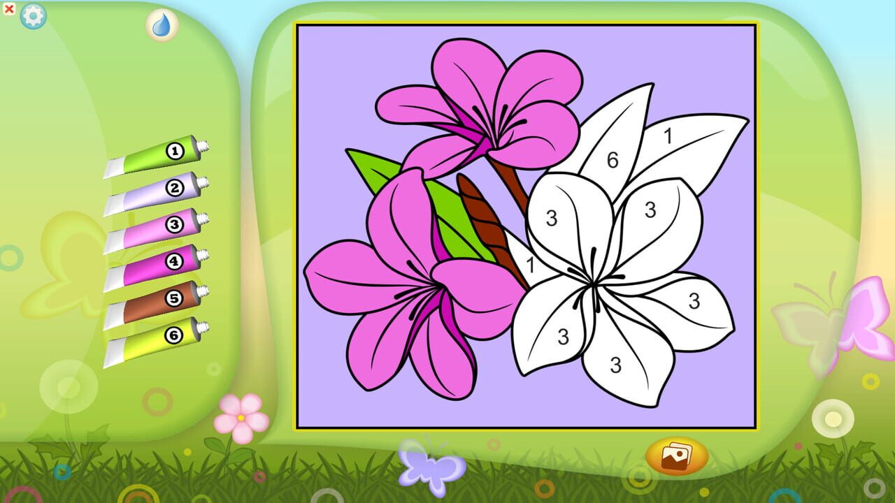 Color by Numbers – Flowers