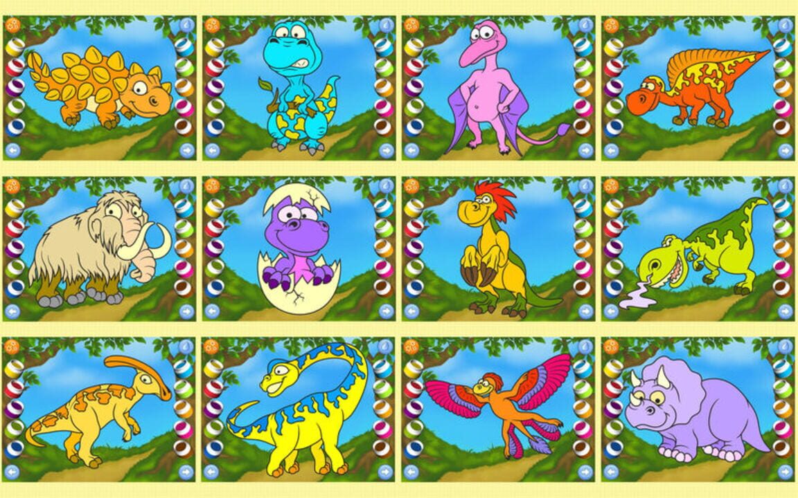 Dinosaurs – Connect the Dots and Add Colors