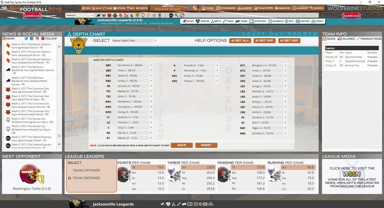 Draft Day Sports: Pro Football 2018