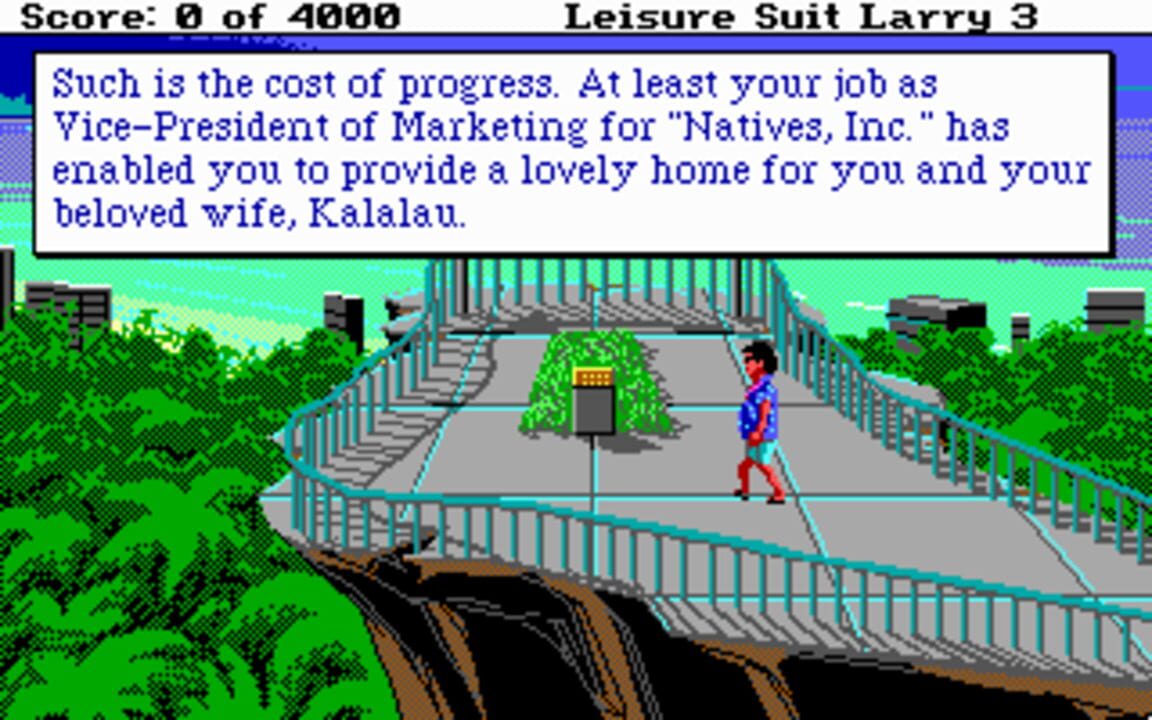 Leisure Suit Larry III: Passionate Patti in Pursuit of the Pulsating Pectoral