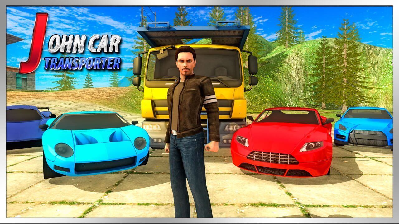 John: Car Transporter Truck 3D