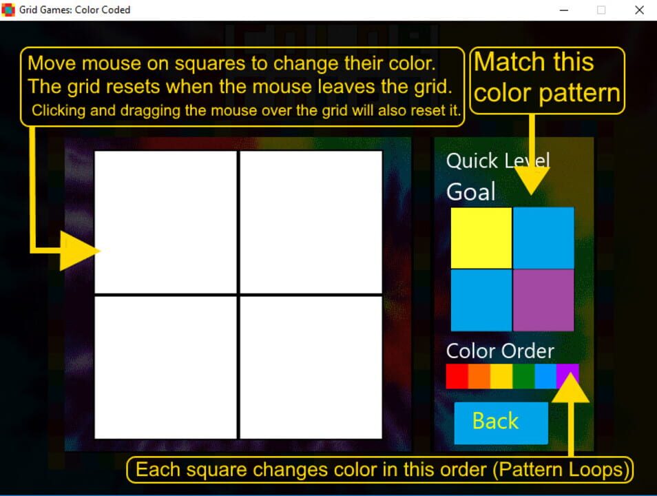 Grid Games: Color Coded