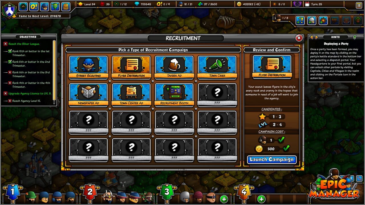 Epic Manager – Create Your Own Adventuring Agency