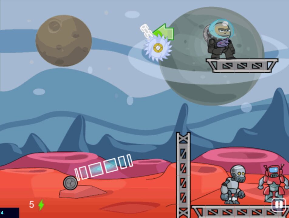 Space Captain vs Mega Robots