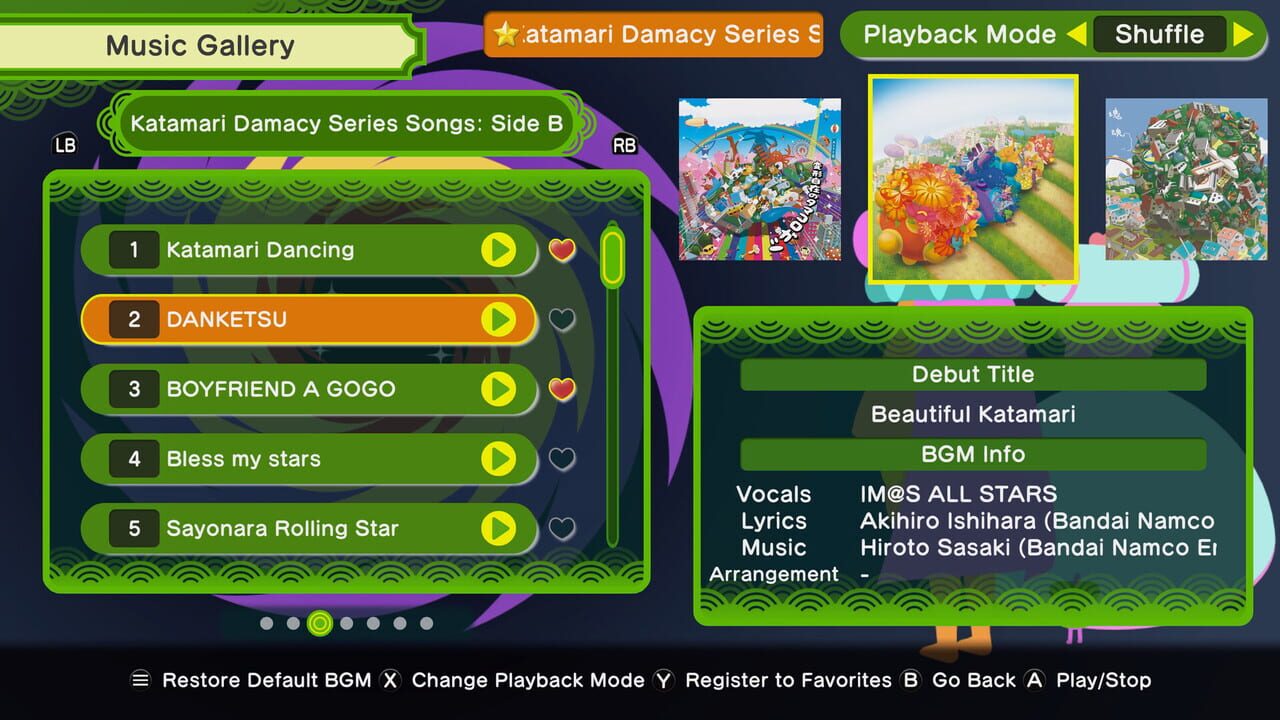 Once Upon a Katamari: Katamari Damacy Series Songs – Side B