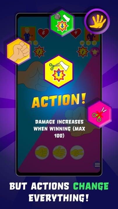 Rock Paper Scissors Action!