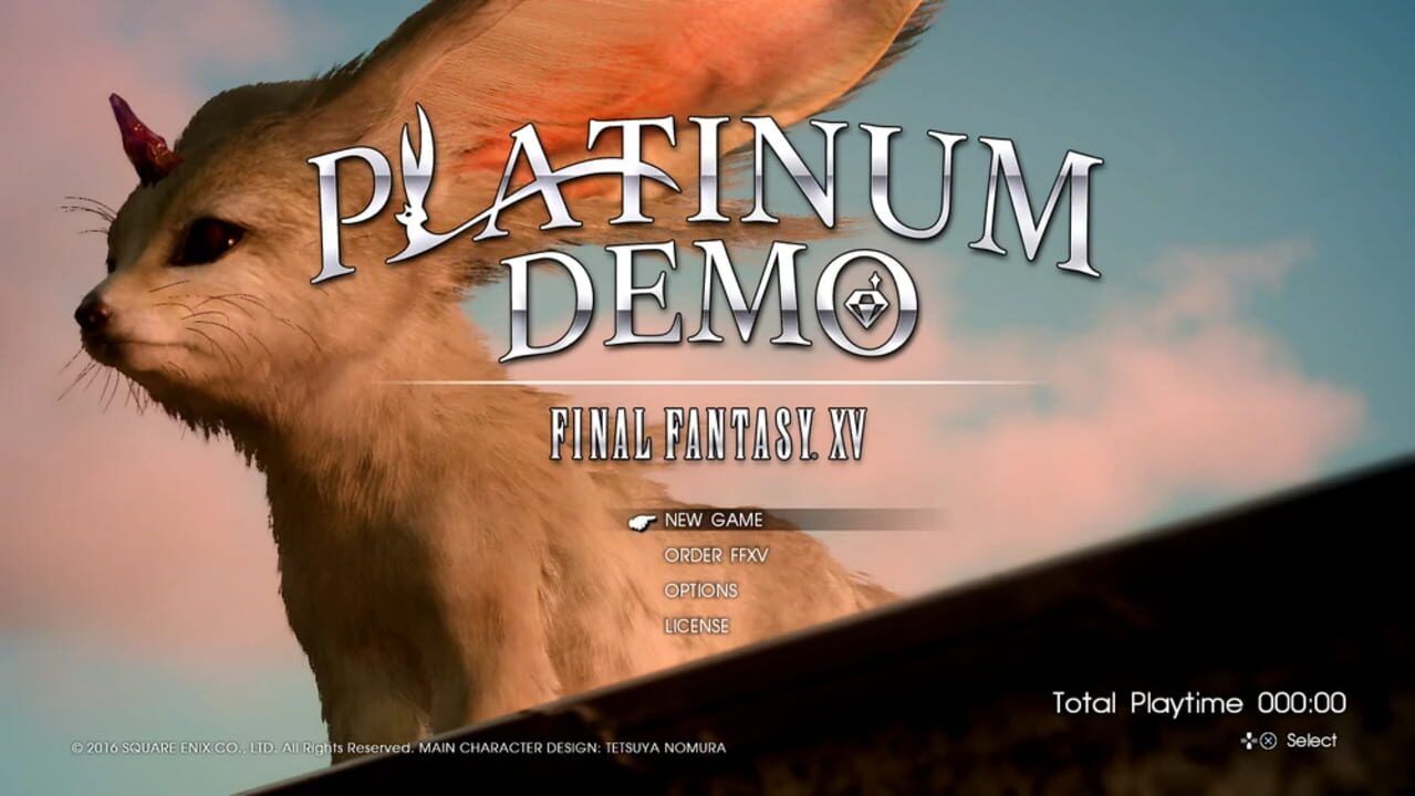 Platinum Demo: Final Fantasy XV