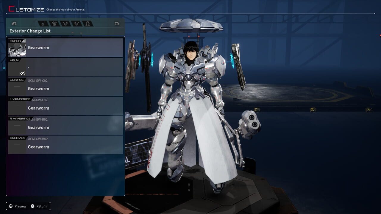 Daemon x Machina: Titanic Scion – Sovereign Axiom Outfit Set