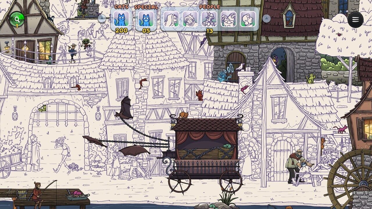 Hidden Cats in Spooky Village