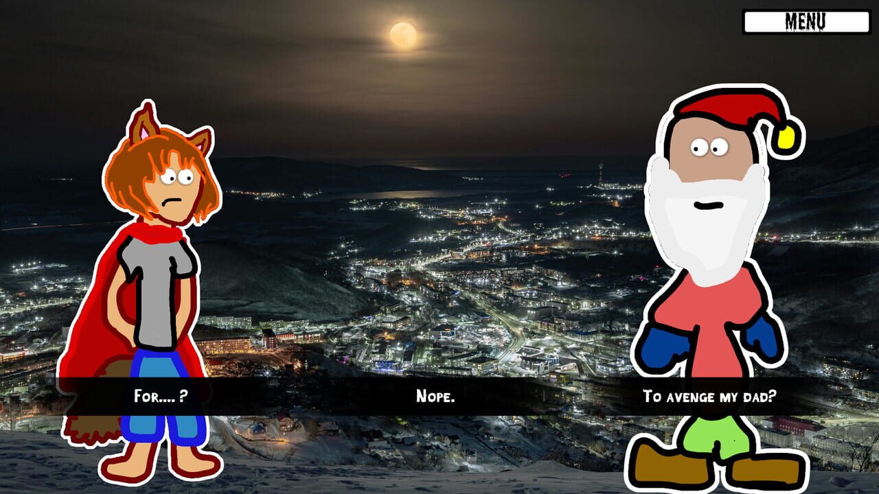 Girl Werewolf Hamlet Saves Christmas