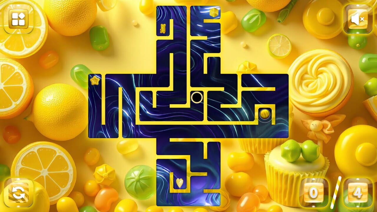 Sweetie Candy Maze: Yellow Lemon