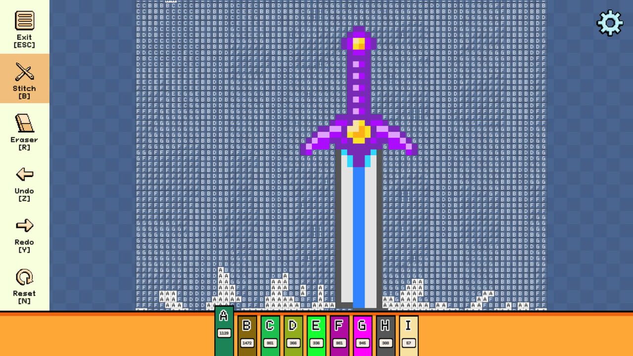 Pixel Cross Stitch: Color by Number – Enchanted Worlds Pack 3