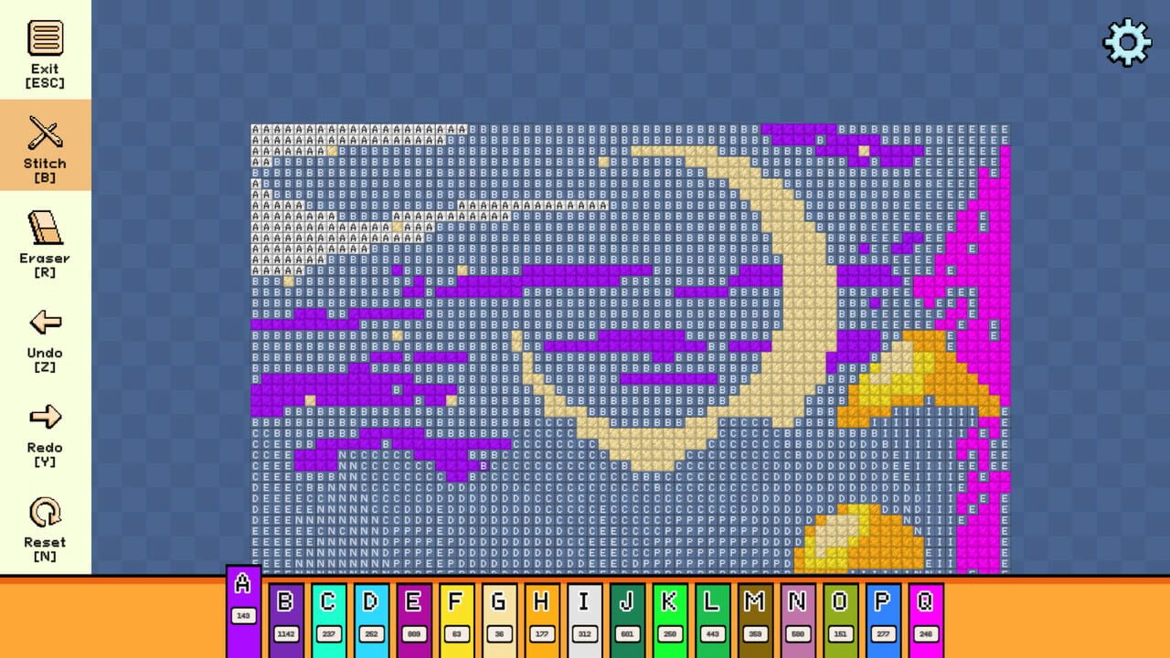 Pixel Cross Stitch: Color by Number – Enchanted Worlds Pack 3