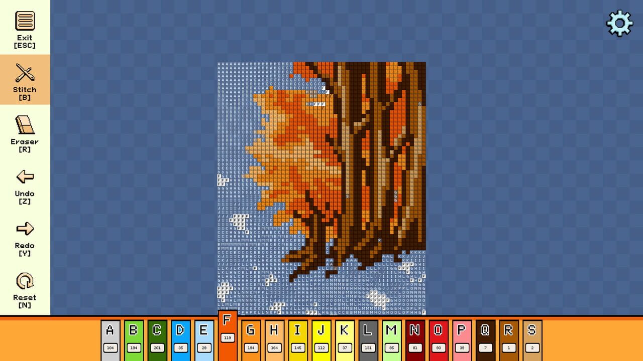 Pixel Cross Stitch: Color by Number – Autumn Pack 3