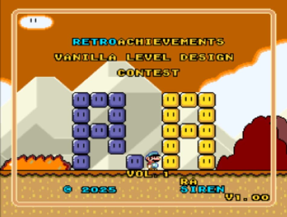 RetroAchievements Vanilla Level Design Contest Vol. 1