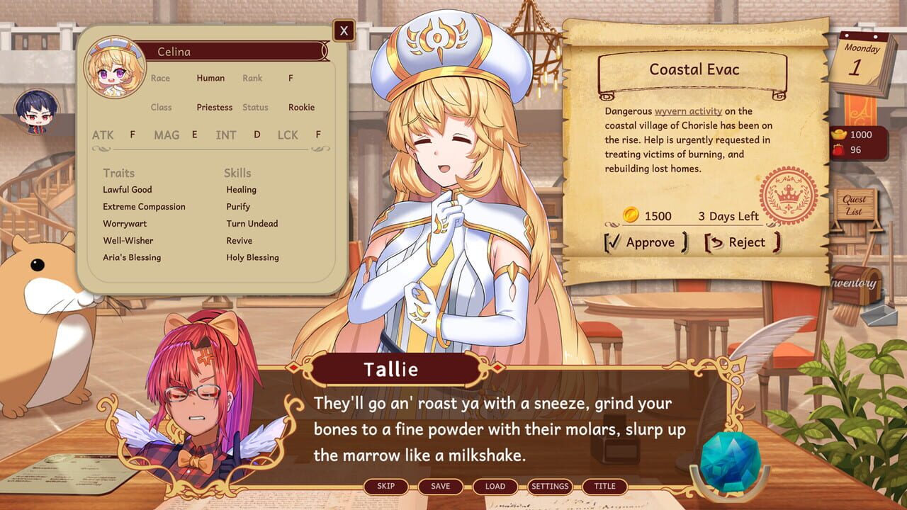 Adventure Guild Receptionist
