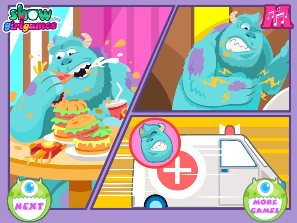 Monsters James P. Sullivan Stomach Doctor