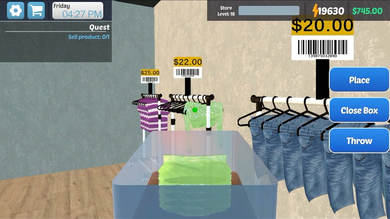 Clothing Store Simulator