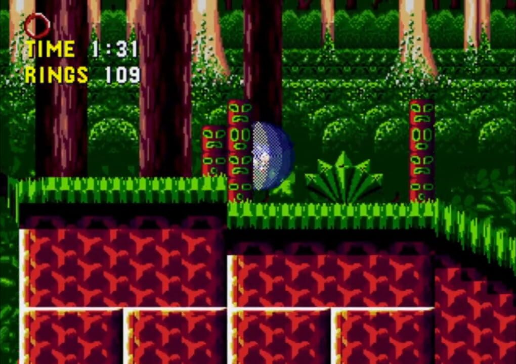 Sonic the Hedgehog in Giant Jungle