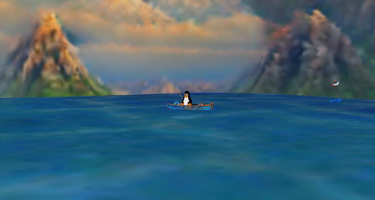 Tux Fishing
