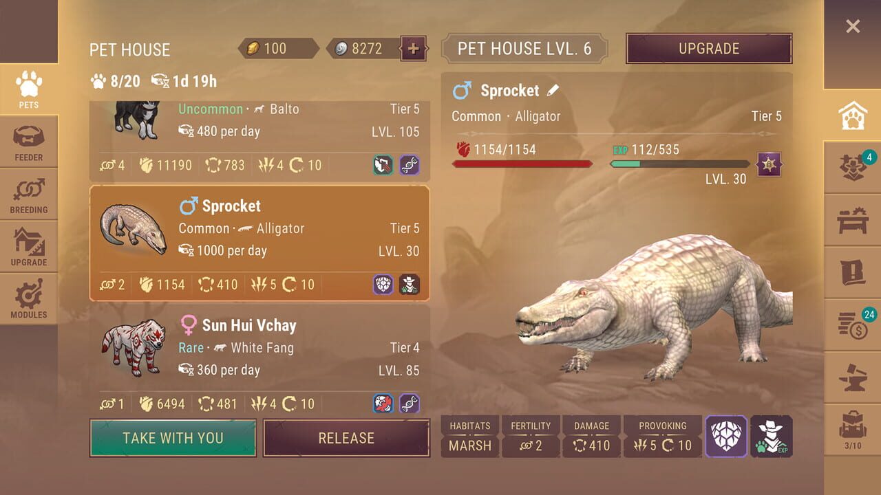 Westland Survival: Albino Alligator